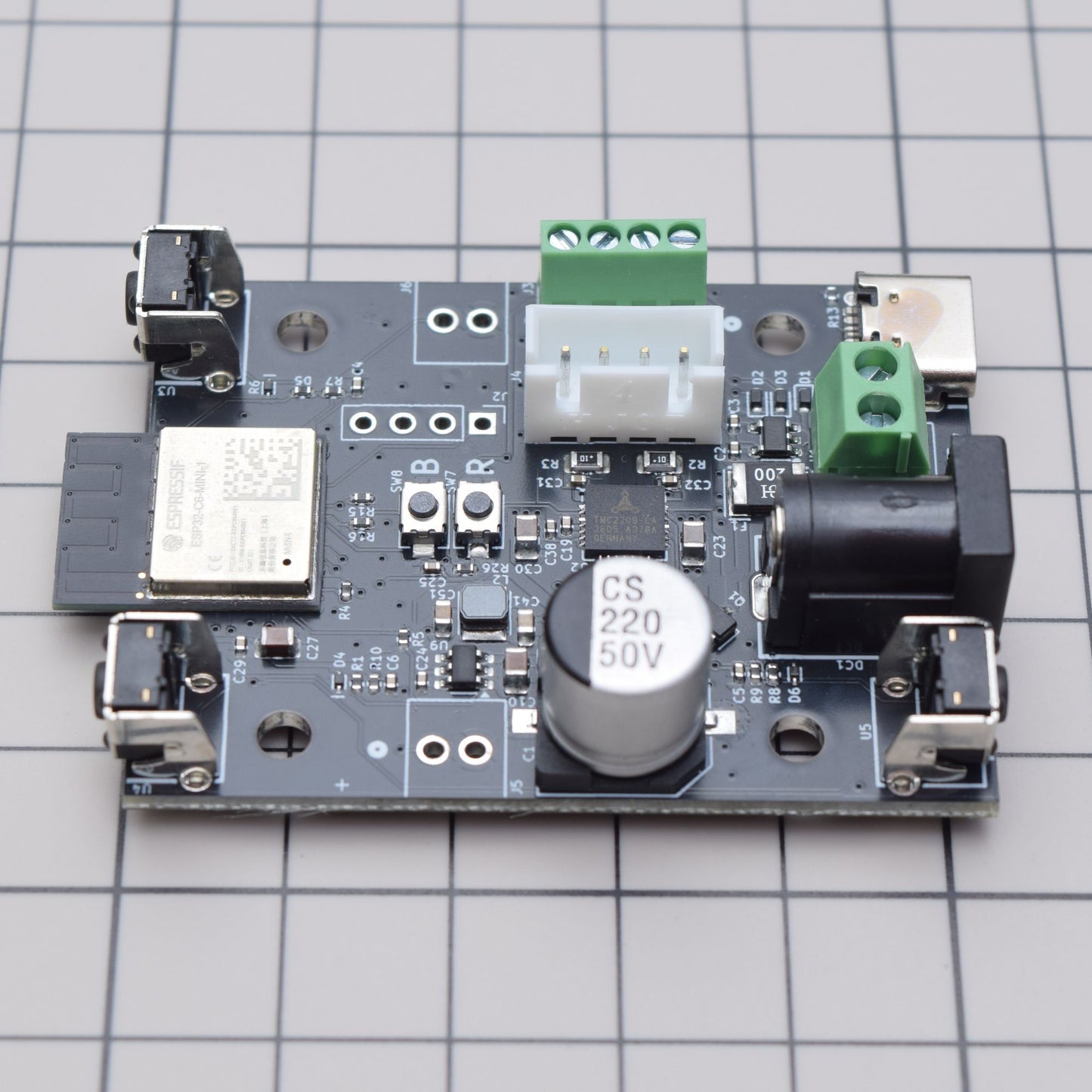 VAL3101: WiFi/Thread/Zigbee Stepper Controller + AS5600 Encoder